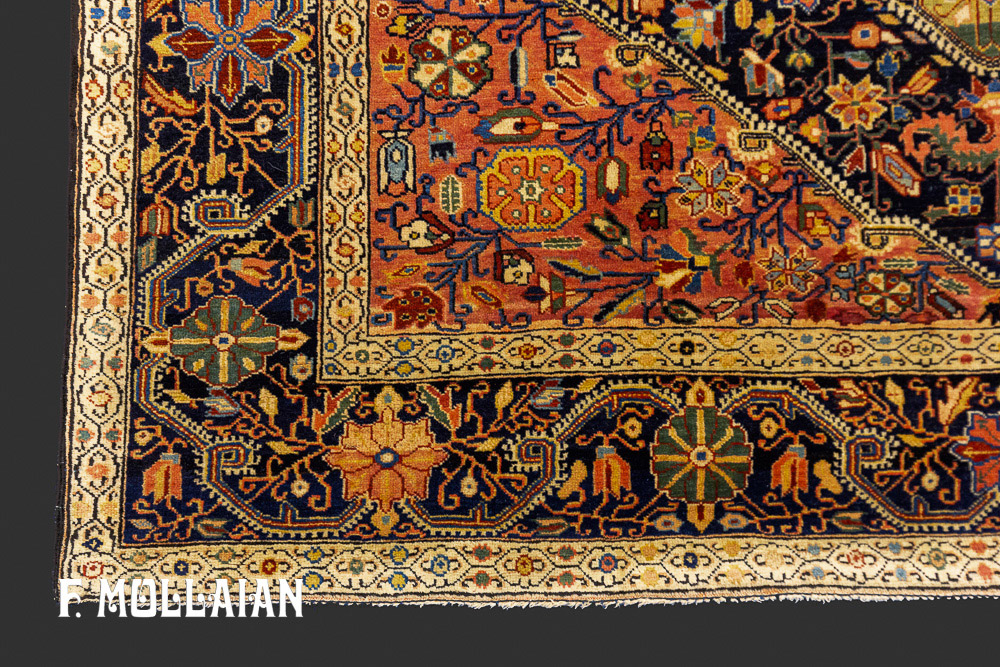 Persian Saruk Farahan Antique Rug n°:58122537